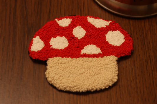 Mushroom Mug Rug