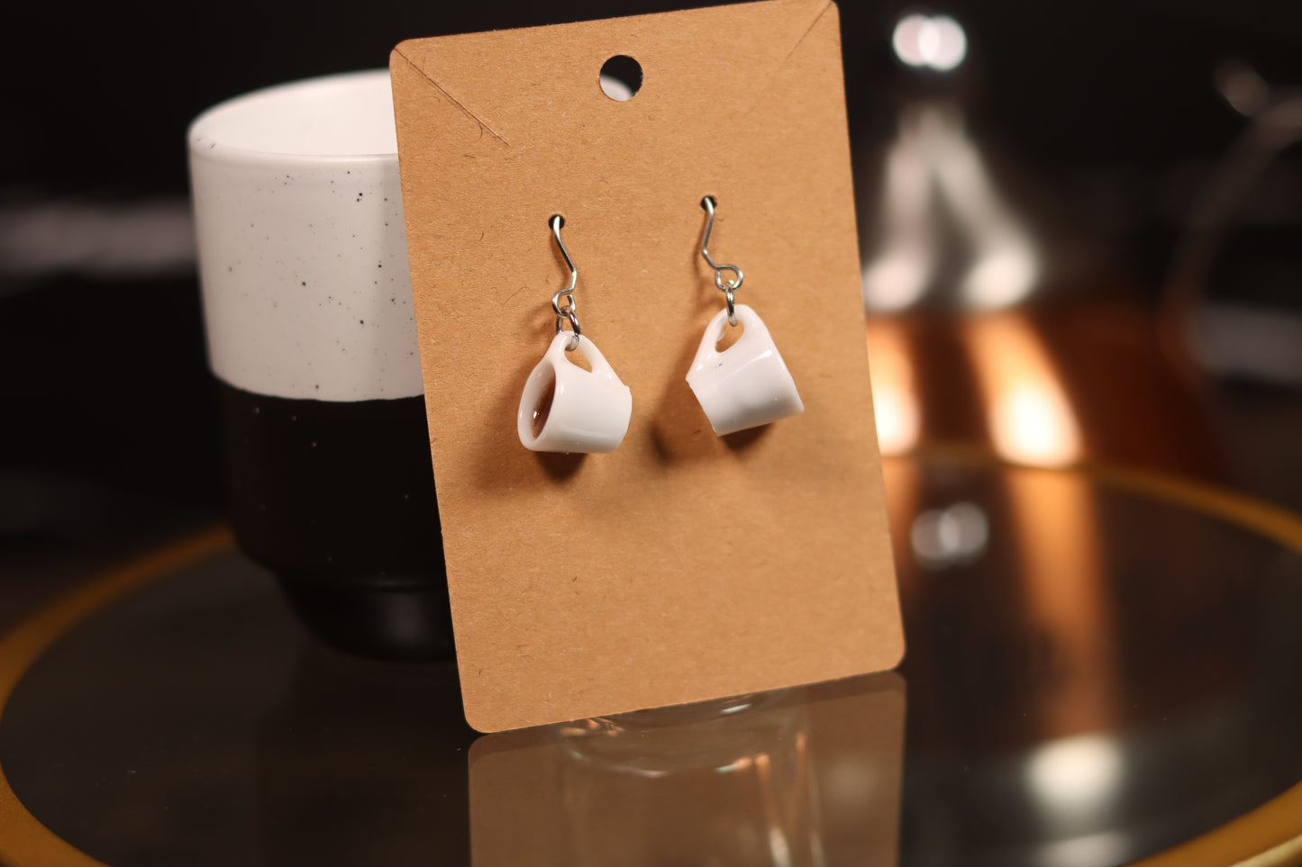 Coffee Earrings