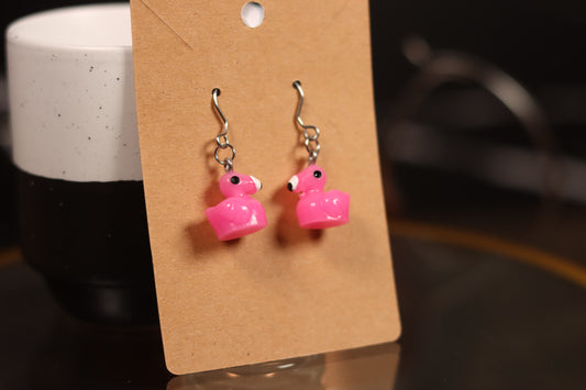 Pink Flamingo Earrings