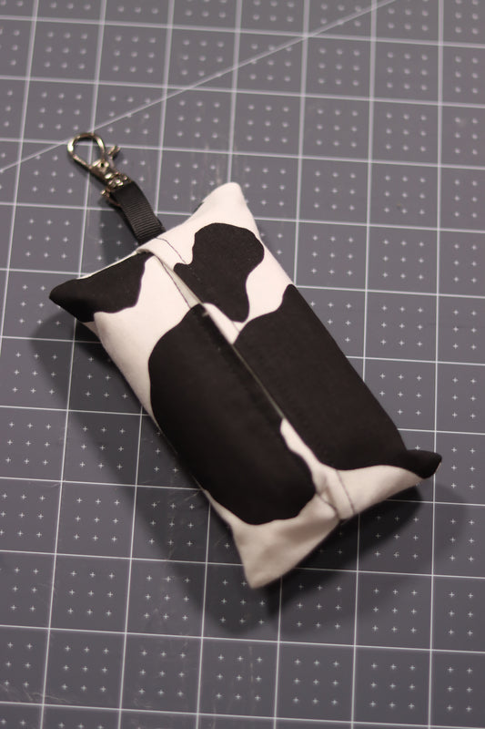 Cow Print Tissue Pouch