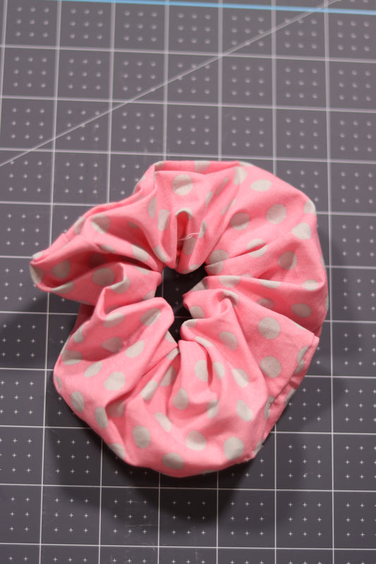 Pink Dots Scrunchie