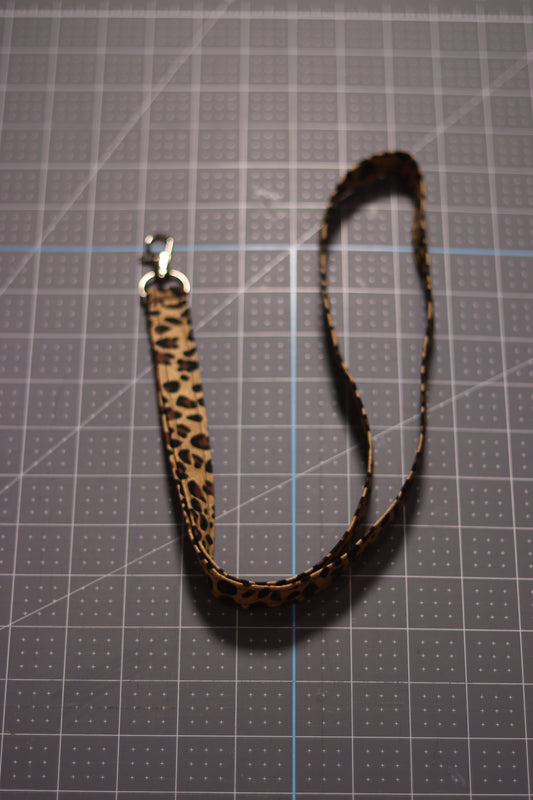 Cheetah Print Lanyard