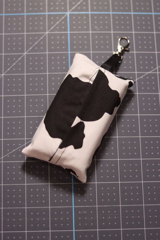 Cow Print Tissue Pouch